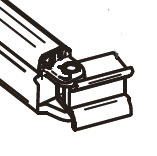 Product Image for LH+RH CONN.LEAD RAIL Nr 9 Thule
