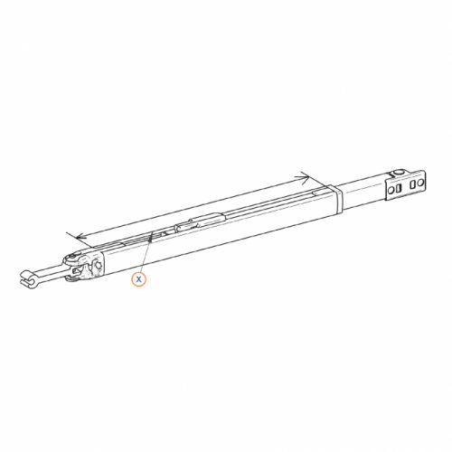 Product Image for Støttebein omnistor 375-600cm Hø/Ve