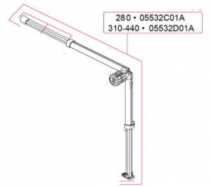 Product Image for RAFTER+SUPP LEG 310/440 cm HÖGER