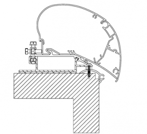 Product Image for Markiseadapter tak KABE, Thule serie 6/9