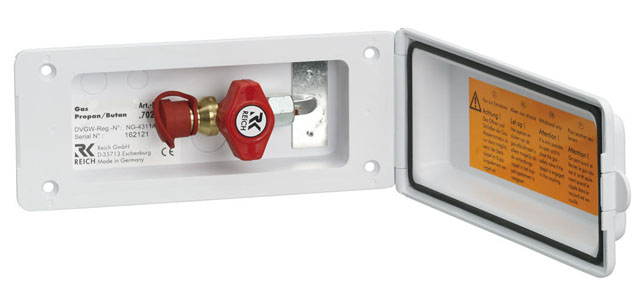Product Image for Servicelucka Gasol med lås  Grå (RAL 7000)