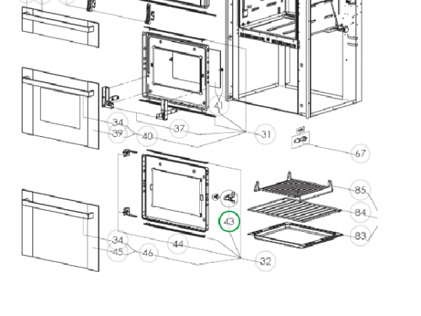 Product Image for Fjær for ovn, del 43. Dometic