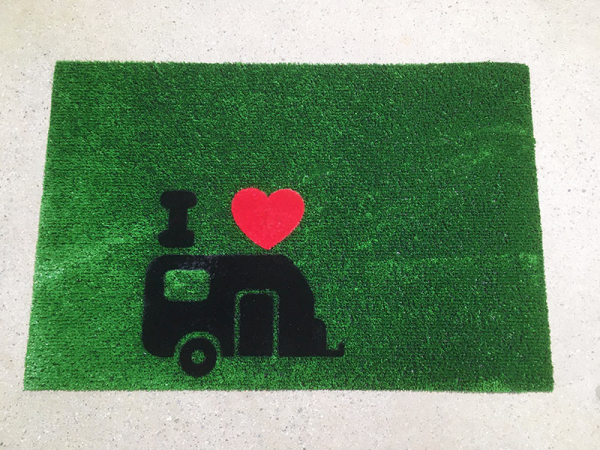 Product Image for Dörrmatta Husvagn, grön, "vattentät"