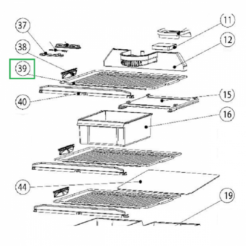 Product Image for Hyllebrett Thetford T1275