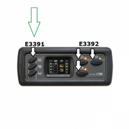 Product Image for Knapp for PC-100 CBR, 3-pakning (venstre sida)
