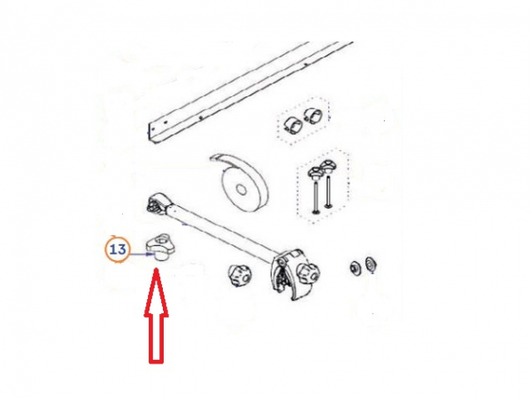 Product Image for Låsratt med mutter 2-pack, Thule