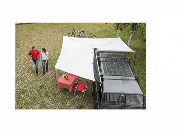 Product Image for MARKIS FIAMMA COMPASS 220CM. SVART. LJUGRÅ VÄV