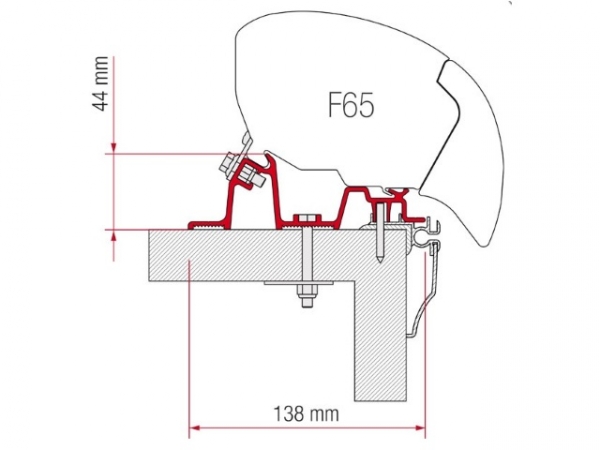Product Image for Fiamma Adapter Hobby 2009- F65/F80