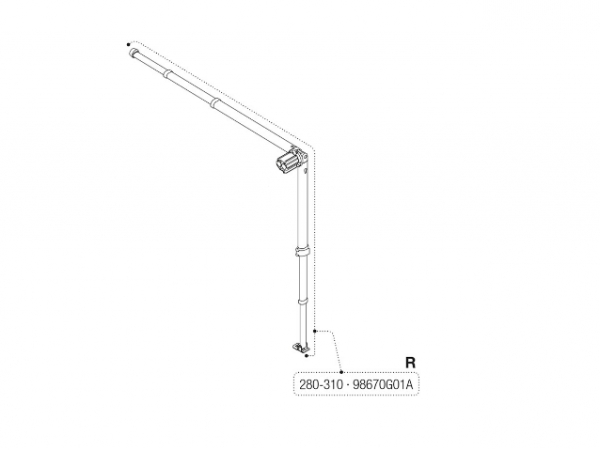Product Image for Overligger + ben Høyre Caravanstore XL 280-310