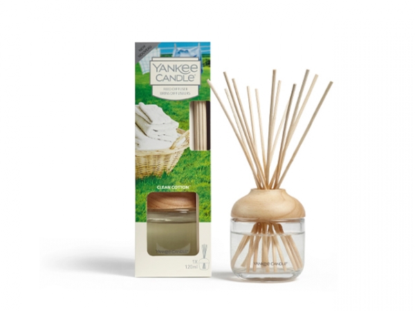 Product Image for Rumsdoft med pinnar Yankee Candle New Reed Diffuser - Clean Cotton