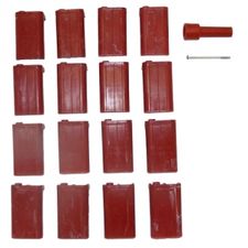 Monteringssett Heki 2 taktykkelse 53-60mm Dometic (rød)