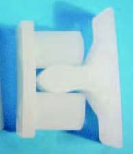 Snapper Hvit plast 2-pack