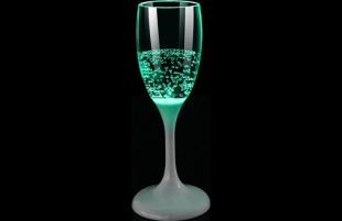 Glass som lyser 12cl grønn Prosecco