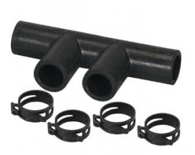 Gummiforbindelse med klemmer