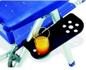 Drikkeholder til campingstol grå Westfield