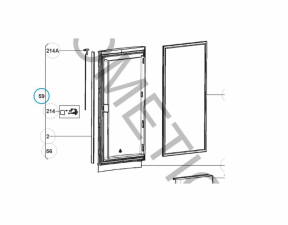 Dør komplett del 59 Dometic