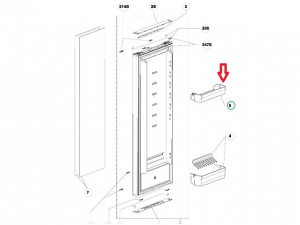 Hylle Dometic 2-pack