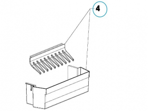 Hylle til dør Dometic