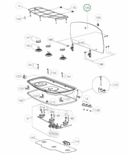 Glaslokk Dometic KSK2008