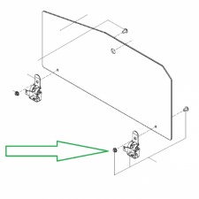 Plastmutter for glasslokk Dometic