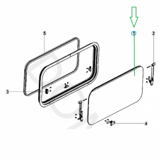 Vindus 900x430mm AGP7M2900x43040 Dometic