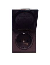 Uttak Berker med vippelokk Brun