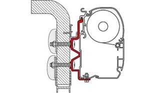 Fiamma adapter F45 Hymer Camp 