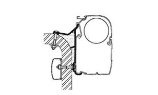 Adapter Omnistor Hymer Van/B-Klasse 450 cm