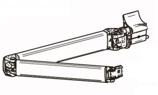 R.H. SPRING ARM COMPL. 5003 from 300 cm høyre Nr 20