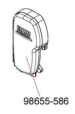 LEFT END COVER F45 L POLAR WHITE