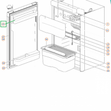 Dørhylle øvre N3104/4104/3112/4112 Thetford