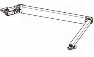 L.H. SPRING ARM 6200 3 - 4,5 m venstre Nr 7