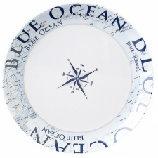 Tallerken Ø 25cm Blue Ocean, Brunner