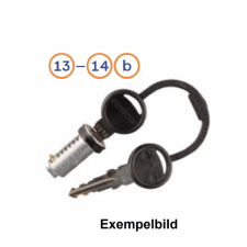 Låssylinder Serviceluke 3/4/5/6/7, to nøkler
