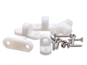 Plastbraketter vinkel Førteltpinner 5-pakning