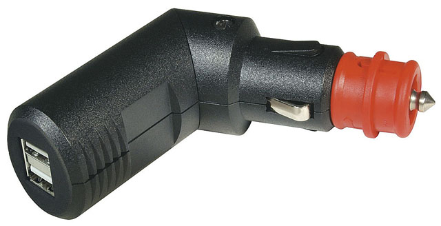 Dobbel USB-stikkontakt Pro Car 12 - 24 V DC / 5 V DC