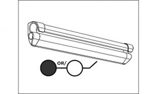 Monteringsskinne QuickFit / Easylink Hvit
