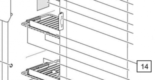 Shelf food retainer  N3141/N3142/N4141/N4142 Thetford