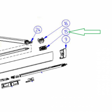 Støttearmsbrakett til høyre for Thule 5200