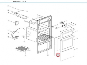 Inre glas till Thetford ASP1/MK3