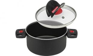 Kaserolle med lokk Click & Cook