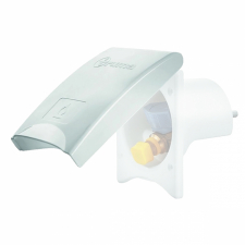 Lokk utvendig gassuttak Hvit