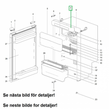 Power control board  N4090, 4100, 4108, 4145, 4170 Thetford