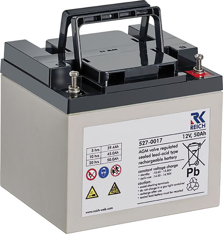 Energipaket M Reich AGM 50-12 laddningsregulator c-Go 10A