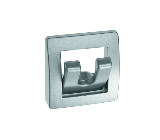 Garderobkrok nedfällbar dubbel, silver