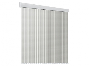 Dørdraperi Arisol Band Lux, Transparent