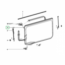 Vindus 700x400mm MC61140700x0400 Dometic C6