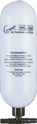 Trykkakkumulator slangenippel ø10mm COMET