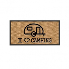 Dørmatte campingvogn motiv 50x25 cm