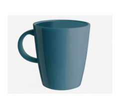 Kopp 300ml Belfiore, hvit-blågrå, Anti-Slip, Brunner